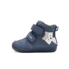 D.D.step BAREFOOT bélelt bőrcsizma W070-52301A-22 gyerek csizma, bakancs