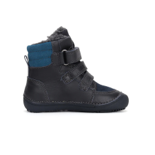D.D step barefoot bélelt fiú bőr bakancs gyerek cipő
