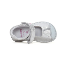 D.D. Step barefoot csillogós ezüst nyitott cipő - 24