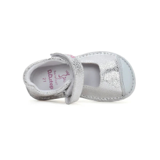 D.D. Step barefoot csillogós ezüst nyitott cipő - H085-41651A gyerek cipő