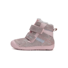 D.D. Step barefoot - Rózsaszín csillogós, bélelt bokacipő cipő - W063-42254C - 35 gyerek cipő
