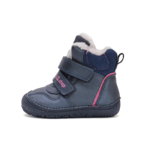D.D. Step barefoot - Sötétkék-rózsaszín bokacipő - W073-42814B - 20 gyerek cipő