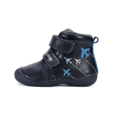 D.D. Step D.D.Step Kisfiú Első lépés Bélelt bokacipő - Repülős - Sötétkék - W015-52347-19