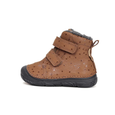 D.D. Step D.D.Step Kislány Bélelt bokacipő - Barna csilligós - W082-52674E - 30