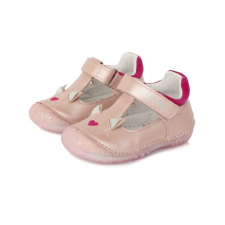 D.D. Step , rózsaszín, bőr, kislány, felvezetőpántos szandálcipő (20-24); (H015-543) (24) gyerek cipő