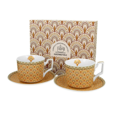  D.G.47295 Porceláncsésze+alj, 250ml, 2 személyes, dobozban, Solis bögrék, csészék