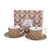  D.G.47356 Porceláncsésze+alj, 250ml, 2 személyes, dobozban, Papilio