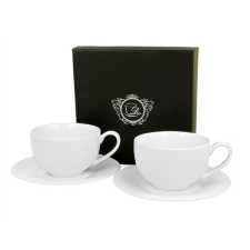  D.G.50394 Porceláncsésze+alj, 250ml, 2 személyes, dobozban, Diamond konyhai eszköz