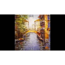  D.I.19-05 Üveg falióra 30x30cm, Velence falióra