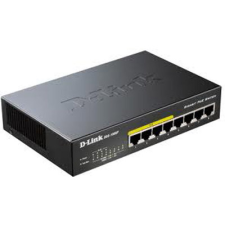 D-Link DGS-1008P 4+4 portos Ethernet PoE switch hub és switch