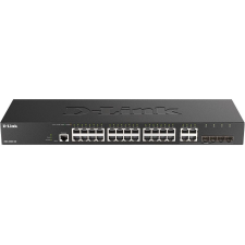 D-Link DGS-2000-28 M RM Gigabit Managed Switch 28xport hub és switch