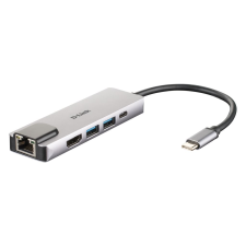 D-Link DUB-M520 3 portos USB HUB + HDMI + Ethernet (DUB-M520) laptop kellék