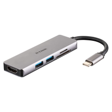 D-Link DUB-M530 2 portos USB HUB+ HDMI + kártyaolvasó (DUB-M530) hub és switch