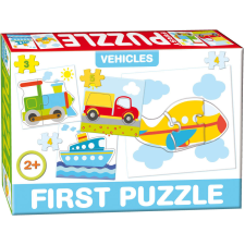 D-Toys Első kirakóm, Járművek 3 + 4 + 4 + 5db-os 639 puzzle, kirakós