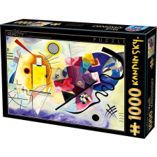 D-Toys Puzzle 1000 Kandinsky, sárga, piros, kék puzzle, kirakós