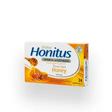 Dabur Dabur honitus honey méz ízű gyógynövényes szopogató tabletta 24 db vitamin és táplálékkiegészítő