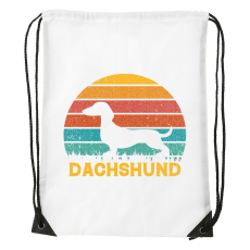  Dachshund02 - Sport táska fehér