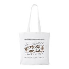 Dachshund - Bevásárló táska fehér ajándéktárgy