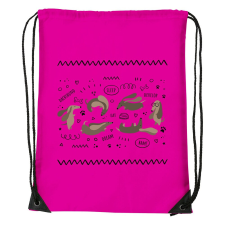 Dachshund - Sport táska magenta kézitáska és bőrönd
