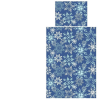 Dadka 140 × 200 cm, 70 × 90 cm ágynemű, krepp - Snowflakes szürkéskék (8596132058351)
