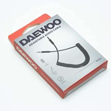Daewoo rugalmas audio kábel, 2 x 3.5 mm csatlakozóval, DI2355 kábel és adapter