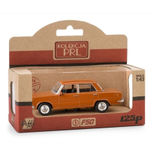 Daffi : PRL Fiat 125p autó fém és műanyag modell - Barna autópálya és játékautó