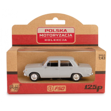 Daffi PRL Kollekció Fiat 125p gyűjthető kisautó 1:43 - Szürke (K-587) autópálya és játékautó