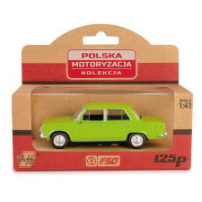 Daffi PRL Kollekció Fiat 125p gyűjthető kisautó 1:43 - Zöld (K-596) autópálya és játékautó