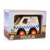 Daffi Wooden car with tires Police