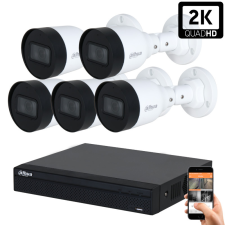 Dahua 5 biztonsági kamerás IP kamera rendszer 5MP (DAHUA-IP-5MP-S1-05) megfigyelő kamera