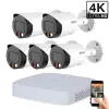Dahua 5 kültéri kamerás IP kamerarendszer 8MP színes éjjellátással (DAHUA-IP-8MP-05)