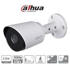 Dahua HAC-HFW1200T kültéri, 2MP, 2,8mm, IR20m, 4in1 HD analóg csőkamera megfigyelő kamera