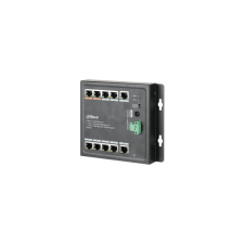 Dahua PoE switch Fali - PFS3111-8ET-96-F (8 port 100Mbps PoE (96W) + 2port 1Gbps + 1 SFP) hub és switch