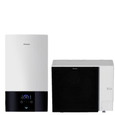 Daikin Altherma 3 osztott hőszivattyú, 14kW, fűtésre, 3 fázis, +6kW beépített fűtőpatron hőszivattyú
