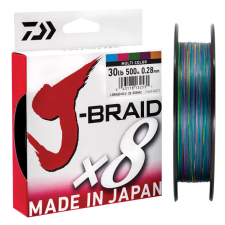  Daiwa J-Braid X8 Multicolor 8 Braid 300m 0,20mm fonott zsinór (12755-120) horgászzsinór