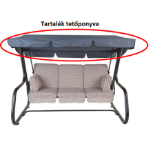 DAJAR tartalék hintaágy tetőponyva a Rimini/Venezia hintaágyakhoz, sötétszürke kerti bútor