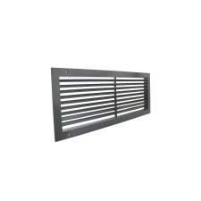 dalap Fém szellőzőrács szabályozható zsaluval 600x200 mm, szürke hűtés, fűtés szerelvény