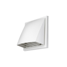 dalap Műanyag szellőzőrács esővédő előlappal csőcsonkkal 150x150 mm/110x55 mm hűtés, fűtés szerelvény