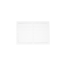 dalap Műanyag szellőzőrács gravitációs zsaluval 603x305 mm hűtés, fűtés szerelvény