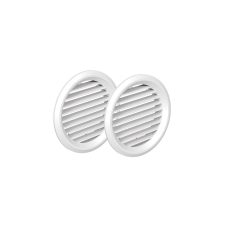 dalap Műanyag szellőzőrács rovarhálóval 50mm/ 2db hűtés, fűtés szerelvény