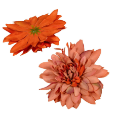  Dália virágfej D11cm mályva D20 24db/csom dekorációs kellék