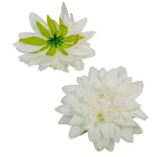  Dália virágfej krém D11cm 24db/csom dekorációs kellék