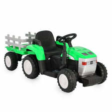 DALLAS elektromos traktor trélerrel 12V 140cm ZÖLD elektromos járgány
