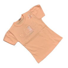 Dalma Lányka Póló - Barack Hímzett Strassz Kővel 122 (KIÁRUSÍTÁS)