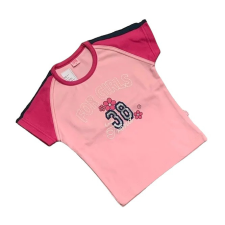 Dalma Lányka Póló - Rózsaszín Nyomott mintával "For Girl" 98 (KIÁRUSÍTÁS) gyerek póló