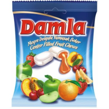 Damla gyümölcs ízű mix töltött cukorka 90 gr. csokoládé és édesség