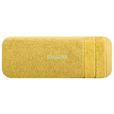  Damla velúr törölköző mustársárga 70x140 cm lakástextília