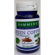 Dammers green coffee 600 zöld kávé+fahéj 600 kapszula 60 db vitamin és táplálékkiegészítő