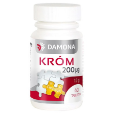Damona Szerves Króm 200 mcg tabletta, 60 db vitamin és táplálékkiegészítő
