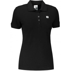  Dámské triko s límečkem ALTISPORT CARRYOVER ALW065210 ČERNOBÍLÁ méret: XXXL